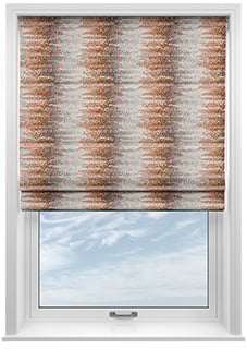 Highbury, Terracotta - Twist&Fit Roman Blind